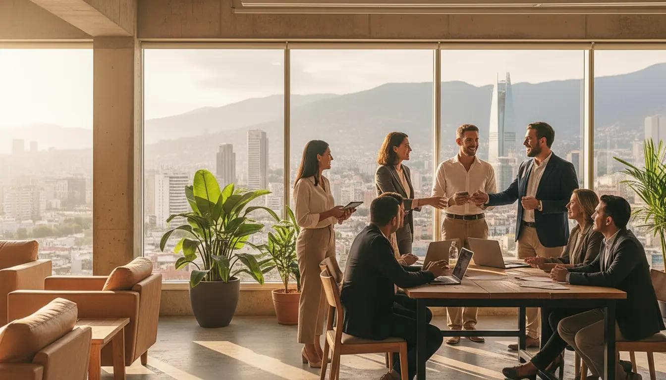 Profesional revisando el certificado de vigencia de una sociedad en Chile